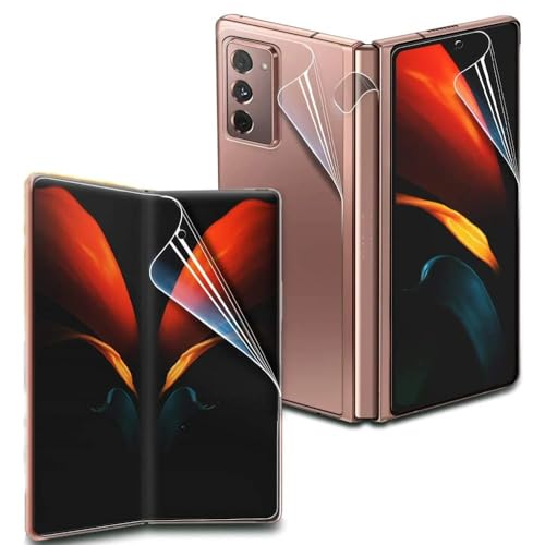 fonefunshop Displayschutzfolie Set Kompatibel mit Samsung Galaxy Fold 5 Innen-/Außen-Display und Rückseite 3-in-1 von fonefunshop