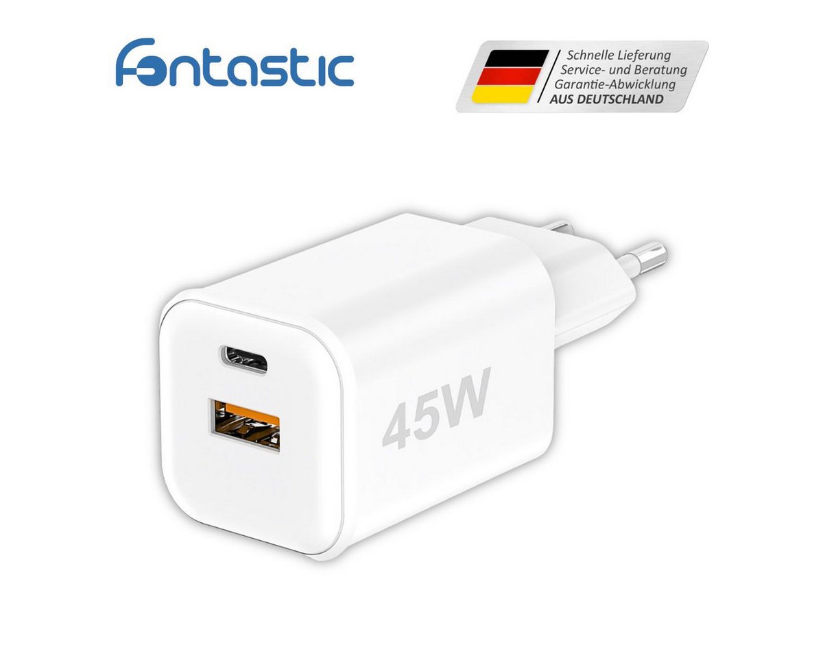 fontastic MINI GaNto 45W USB-C / USB-A USB-Ladegerät von fontastic