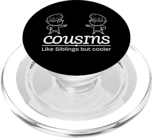 COUSINS Like siblings but cooler PopSockets PopGrip für MagSafe von funny by Daniel & Puri