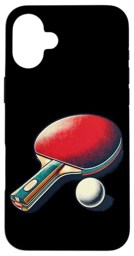 Hülle für iPhone 16 Plus Tischtennisschläger Retro Vintage Stil Tischtennis von funny table tennis player outfit design