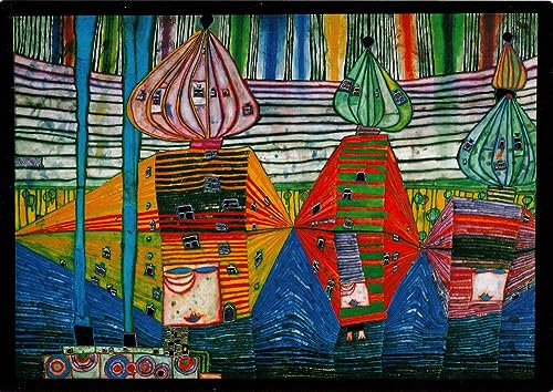 Kunstkarte Hundertwasser Emersion de la Troisieme Peau von generic