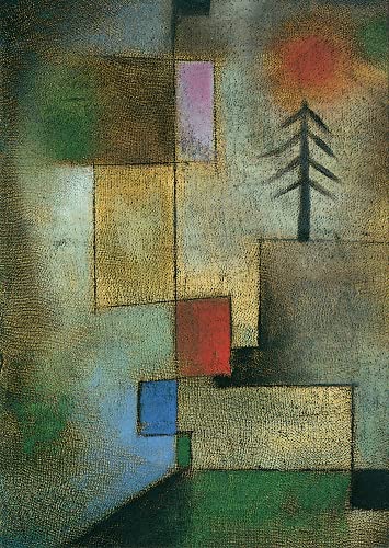 Kunstkarte Paul Klee Kleines Tannenbild von generic