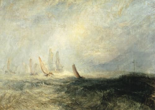 Kunstkarte William Turner Fischerboote bringen ein manövrierunfähiges ... von generic