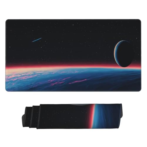 Sternenhimmel Farbenfroh Gaming Mauspad XXL,Großes Mousepad 700x300x3mm rutschfeste Schreibtischunterlage,Large Mouse pad Improved Precision rutschfeste Gummibasis,für Gaming Mauspad Home Office H226 von generic