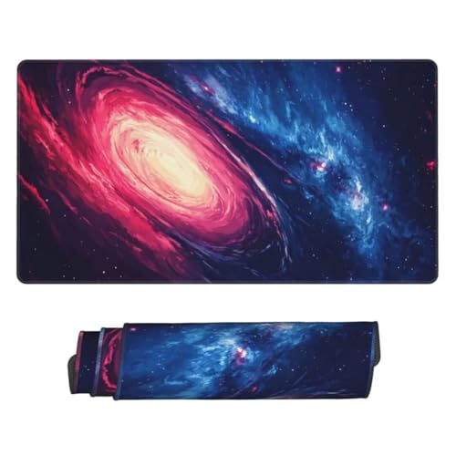 Sternennacht Fantasie Gaming Mauspad XXL, Großes Mousepad 1000x500x3mm Rutschfeste Schreibtischunterlage, Large Mouse pad Improved Precision Rutschfeste Gummibasis, für Gaming Mauspad Home Office H512 von generic