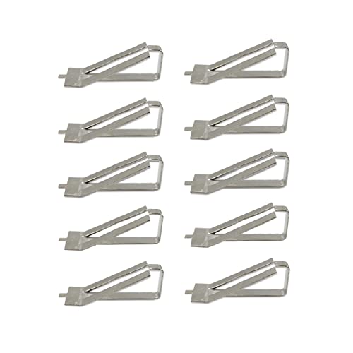 3D Drucker Klammer für Druckbett Low Profil Edelstahl Clip sichere befestigung von Dauerdruckplatte Glasplatte 10 Stück 3D Drucker Klammer für Druckbett Low Profil Edelstahl Clip sichere befestigung von Dauerdruckplatte Glasplatte 10 Stück von generisch
