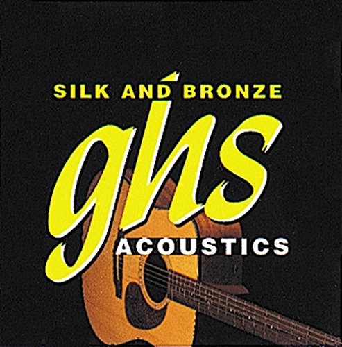 GHS Silk and Bronze - 370 - Acoustic Guitar String Set, Phosphor Bronze, Light, .011-.049 von GHS H10 Ukulele