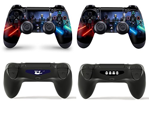 giZmoZ n gadgetZ GNG Playstation 4 PS4, Motiv: JediVSith, 2er-Set mit Aufklebern für Controller von giZmoZ n gadgetZ