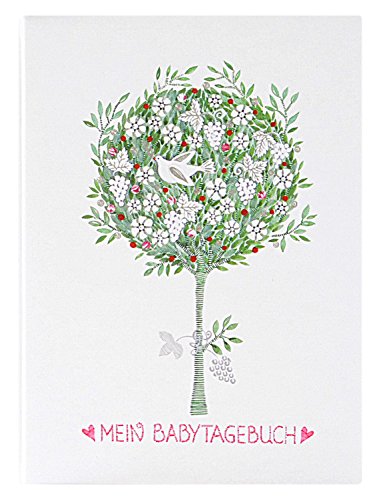 Goldbuch 11476 Babytagebuch Tree of life, 44 illustrierte Seiten, circa 21 x 28 cm von goldbuch