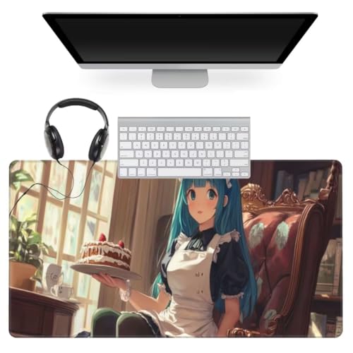 Anime Mauspad 600 x 300mm, Mousepad XXL Schreibtischunterlage Sexy Mouse Pad, Wasserdicht und Rutschfest Gaming Mauspad, Verbessert Präzision und Geschwindigkeit, Mauspads für Pc Gaming Zubehör qw978 von gonuoenq