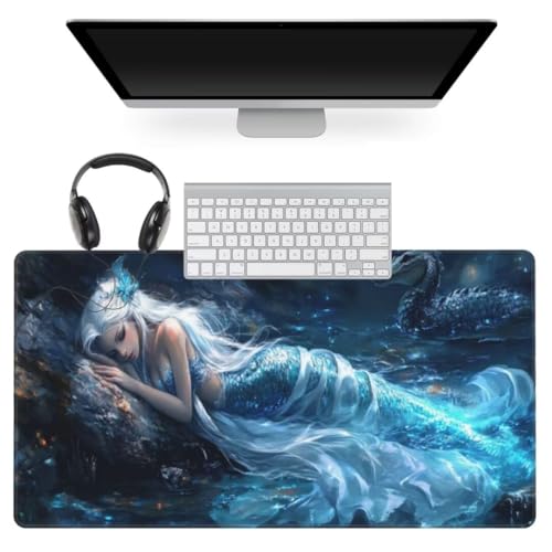 Anime Mauspad 700 x 300mm, Mousepad XXL Schreibtischunterlage Prinzessin Mouse Pad, Wasserdicht und Rutschfest Gaming Mauspad, Verbessert Präzision, Gaming-Mauspads für Pc und Gaming Zubehör qw812 von gonuoenq