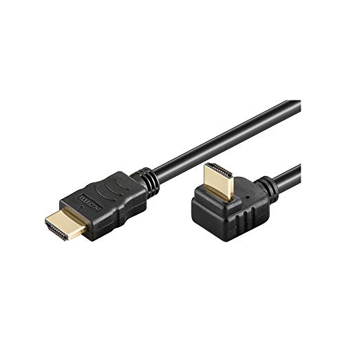 Goobay 31924 HDMI High Speed Kabel 1.4, 270 Grad gewinkelt mit Ethernet, 4K, Full-HD, 3D, HDMI Stecker > HDMI Stecker, 5 Meter von goobay