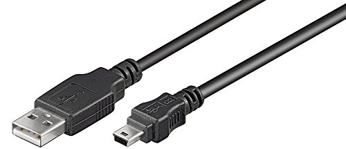 Goobay 5-polig USB Kabel (A Stecker auf B Mini-Stecker) 1,8m schwarz von goobay