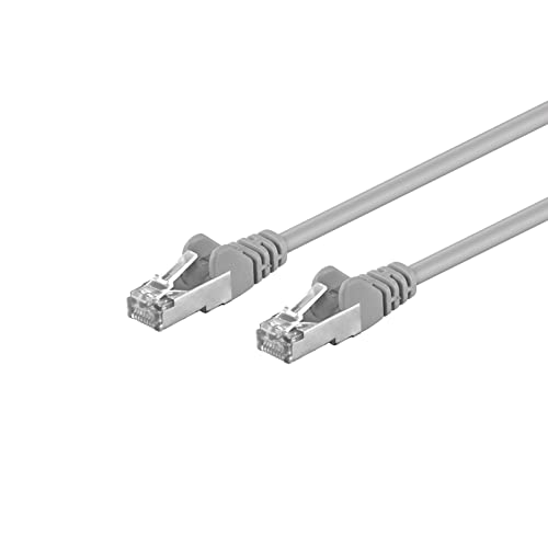 Goobay 50200 CAT 5e Patchkabel, F/UTP, Grau, CCA Kupfergemisch von goobay