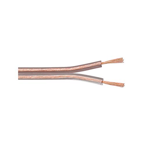 Goobay 67720 Lautsprecherkabel 2x1,5 mm² CCA Litze / Boxenkabel Audio Kabel Meterware / Speaker Cable Litzenkabel Audiokabel Subwoofer / Transparent / 10 Meter Goobay 67720 Lautsprecherkabel 2x1,5 mm² CCA Litze / Boxenkabel Audio Kabel Meterware / Speaker Cable Litzenkabel Audiokabel Subwoofer / Transparent / 10 Meter von goobay
