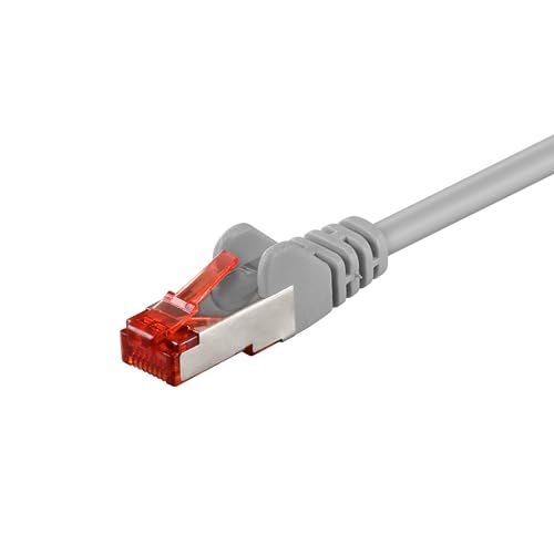 Goobay 92741 CAT 6 Kabel Lan Netzwerkkabel für Gigabit Ethernet S-FTP doppelt geschirmtes Patchkabel mit RJ45 Stecker, 20m, Grau Goobay 92741 CAT 6 Kabel Lan Netzwerkkabel für Gigabit Ethernet S-FTP doppelt geschirmtes Patchkabel mit RJ45 Stecker, 20m, Grau von goobay