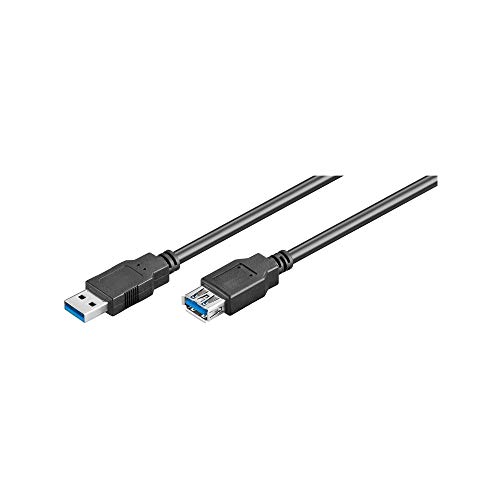 Goobay 93999 Super USB 3.0 Kabel Verlängerung / Verlängerungskabel für Geräte mit USB-Anschluss / Datenübertragung 5 Gbit/s / Dreifach geschirmt / 3m von goobay