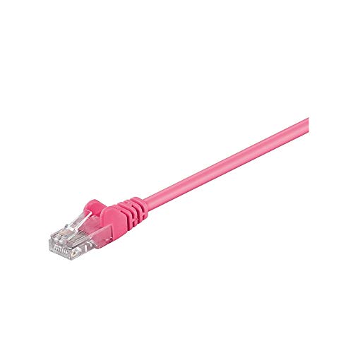 Goobay 95232 CAT 5e Patchkabel, U/UTP, Magenta von goobay