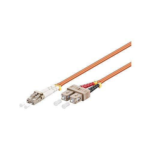 Goobay 96142 LWL Kabel, Multimode (OM2) Orange, LC-Stecker (UPC) von goobay