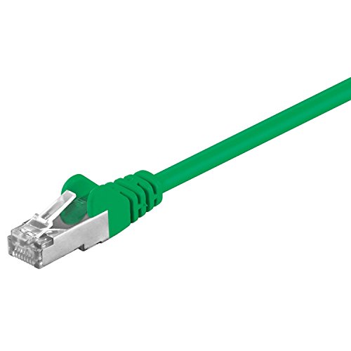 Goobay CAT 5-300 SFTP Green 3m - Netzwerkkabel (3 m, RJ-45, RJ-45, Grün) von goobay