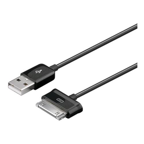 Goobay USB Datenkabel 30 Pin, 1,2m für Samsung, Schwarz von goobay