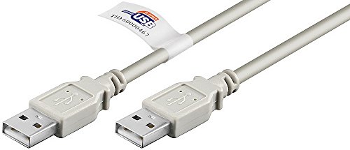 goobay USB 2.0 Kabel (A Stecker auf A Stecker) 5m schwarz von goobay