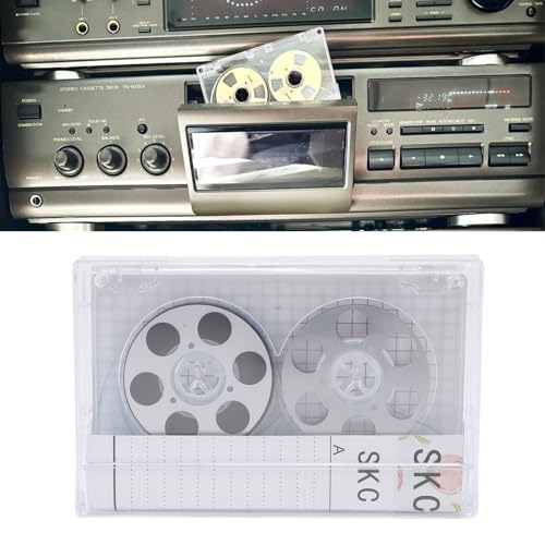 Leere Kassette von Rolle zu Rolle: 46-Minuten-Kassette von Rolle zu Rolle, für Kassettenrekorder, Geräuscharme Leere Musikkassette für DIY-Aufnahmen (warentumblerPMmt9k6-11) von goodstumbler