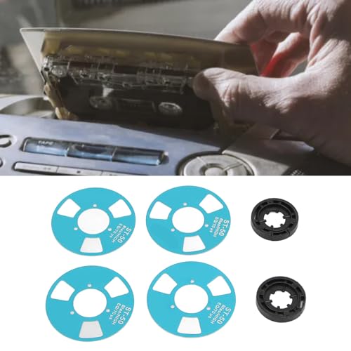 Selbstgemachte Metall- Reel- to- Reel- Kassette: Professionelle Retro- DIY- Aluminium- Reel- Kassette für Musikn (Spulendurchmesser: Ca. 40 Mm/1,57 Zoll) (Blau) von goodstumbler