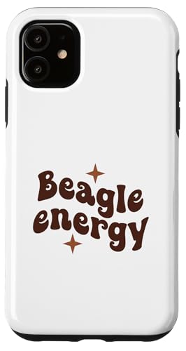 Hülle für iPhone 11 Beagle Energy Cute Puppy Dog Owner Zitat Sprüche von grafikGear