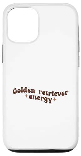 Hülle für iPhone 15 Pro Golden Retriever Energy Cute Puppy Dog Owner Zitat Sprüche von grafikGear