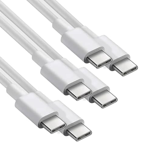 h24z 1 m langes Hochgeschwindigkeits-USB-Typ-C-auf-Typ-C-Kabel: Langlebige und effiziente Ladelösung (1033-, Schlank, 3, 1033-) von h24z