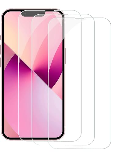 h24z Dreierpack 3D-Displayschutzfolien für vollständige Abdeckung von Rand zu Rand, ultraklares Display und überragende Haltbarkeit. (iPhone 15) von h24z