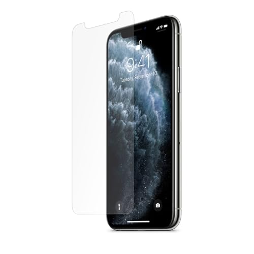 h24z Ultimativer Displayschutz aus gehärtetem Glas für das iPhone – ultraklar, kratzfest, bruchsicher mit Rand-zu-Rand-Abdeckung (iphone XS) von h24z