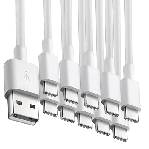 h24z Verlängertes 2 m langes USB-Typ-C-Kabel 10 Stück – Hochgeschwindigkeitsladen für Apple-Geräte von h24z