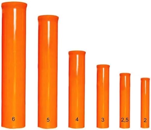 h2i Abschussrohr Mörser | Kaliber 2,5 | Robust & wiederverwendbar aus glasfaserverstärkten Kunststoff - GFK | Ideal für Pyrotechnik & Feuerwerke | c | Profiqualität von h2i