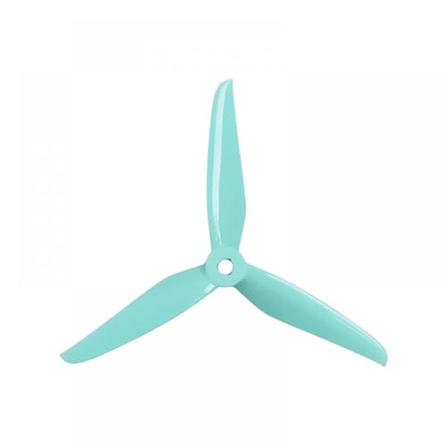 hJNGdU 24 Stück 5 Zoll T5143.5 T5146.5 V2 Cyclone Freestyle Props Racing Propeller 5 mm kompatibel mit RC Racing Drohnen(T5143.5 Teal) von hJNGdU