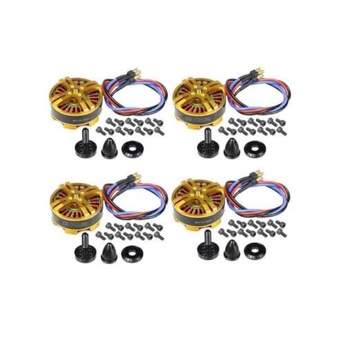 hJNGdU 4PCS Kompatible Multi Rotor Hubschrauber Teile Kompatibel mit 4108 3-6S 380KV 580KV 720KV Disc Typ Bürstenlosen motoren(for 4108 380KV) von hJNGdU