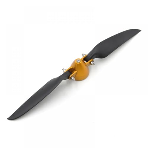 hJNGdU Klapppropeller kompatibel mit RC Glider 8X6 9X6 10X8 11X6 Zoll Aluminiumlegierung Spinner 30 317 40 mm Motormontageloch(7X3(3.17MM)) von hJNGdU