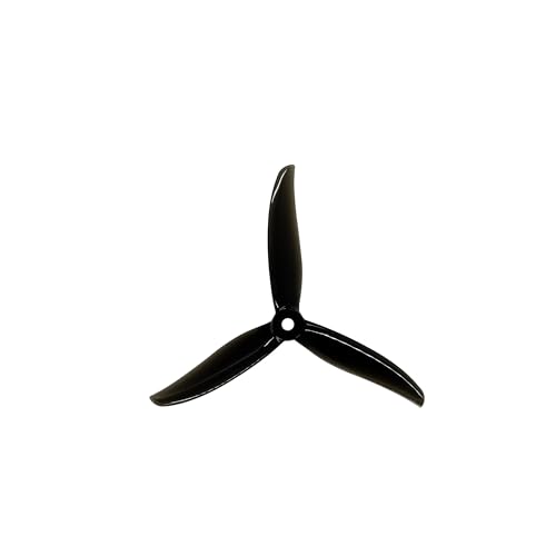 hJNGdU SBANG 4934 Propeller CW CCW, kompatibel mit Freestyle-Drohnen, kompatibel mit 12,7 cm (5 Zoll) Freestyle-Drohnen, kompatibel mit Heimwerker, 24 Stück (24 Stück CW schwarz) von hJNGdU