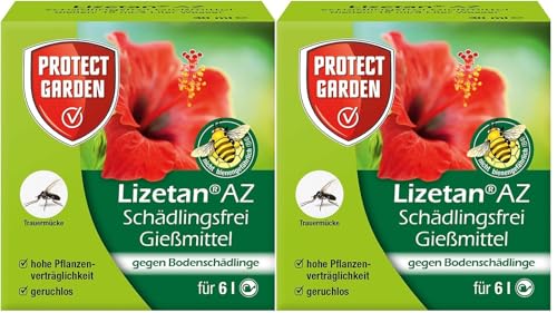 2 X 30ml Lizetan AZ Schädlingsfrei Gießmittel von hagebauSPN