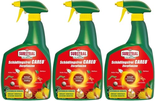 3 X 800ml Substral Celaflor® Schädlingsfrei Zierpflanzen Spray von hagebauSPN