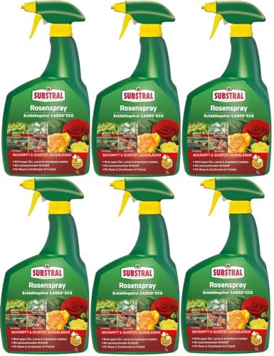 6 X 1L Substral®Rosenspray Schädlingsfrei Careo Eco von hagebauSPN