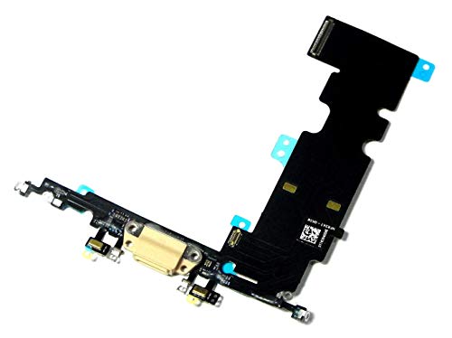 handywest Kompatibel für iPhone 8 Plus Ladebuchse Flex Antenne Mikrofon Dock Connector Audio Buchse Gold von handywest