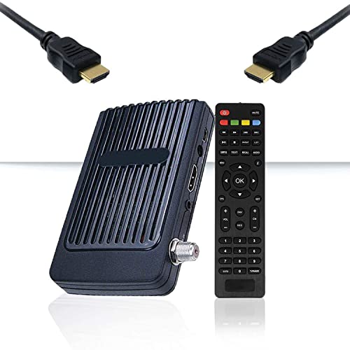 Mini Sat HD Receiver Digitaler - (HDTV, DVB-S/S2, Full HD 1080P) [HDMI, 2X USB 2.0, Vorprogrammiert für Astra Hotbird Türksat] von hd-line