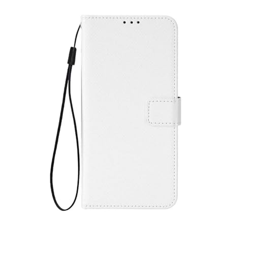 Magnetic Wallet Handyhülle Kompatibel mit Xiaomi Poco X7 5G Hülle Diamantstruktur Card Slot PU/Leder Flip Stand Case Cover von hdqICase