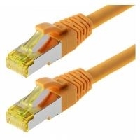 Helos - Patchkabel - RJ-45 (M) - RJ-45 (M) - 10 m - SFTP-Kabel (PIMF) - CAT 6a - Gelb von helos