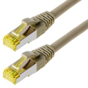 Helos - Patchkabel - RJ-45 (M) - RJ-45 (M) - 2 m - SFTP-Kabel - CAT 6 - grau von helos