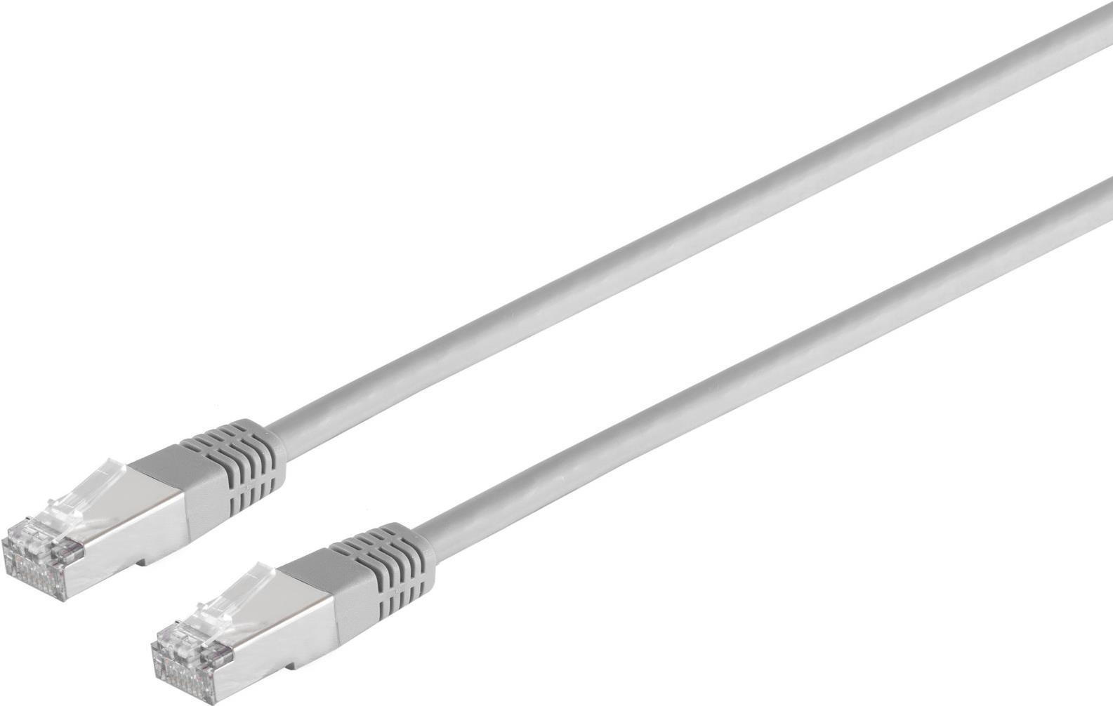 Helos - Patchkabel - RJ-45 (M) - RJ-45 (M) - 25 m - SSTP-Kabel - ( Kategorie 6 ) - Grau von helos