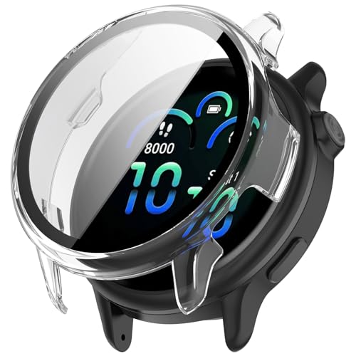 Passend für Garmin Vivoactive 6 Displayschutzfolie, harte PC-beschichtete Stoßfängerabdeckung, vollständige Abdeckung, Schutzhüllen, Rahmen aus gehärtetem Glas, für Garmin Vivoactive 6 Smartwatch Passend für Garmin Vivoactive 6 Displayschutzfolie, harte PC-beschichtete Stoßfängerabdeckung, vollständige Abdeckung, Schutzhüllen, Rahmen aus gehärtetem Glas, für Garmin Vivoactive 6 Smartwatch von hengkang