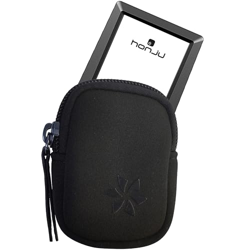 honju Bike Neoprentasche für Bosch Kiox/Kiox 300 Display-Tasche [E-Bike/Pedelec Tasche, Schutz vor Kratzern & Schmutz, Fahrrad-Computer Displayschutz, Hochwertiger Reißverschluss] - schwarz von honju